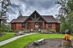 Luxury Mineral Bluff Cabin with Views and Hot Tub!
